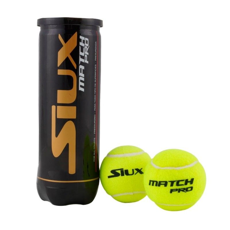 Siux Match Lata de 3 bolas Pro | Ofertas de padel