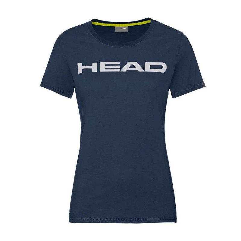 Camiseta Head Club Lucy Azul Blanco Mujer | Ofertas de pádel