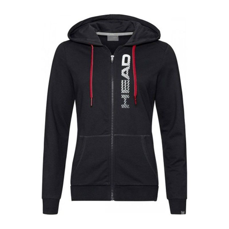 Sweatshirt Head Club Greta Fz Preto Branco Feminino | Ofertas de padel