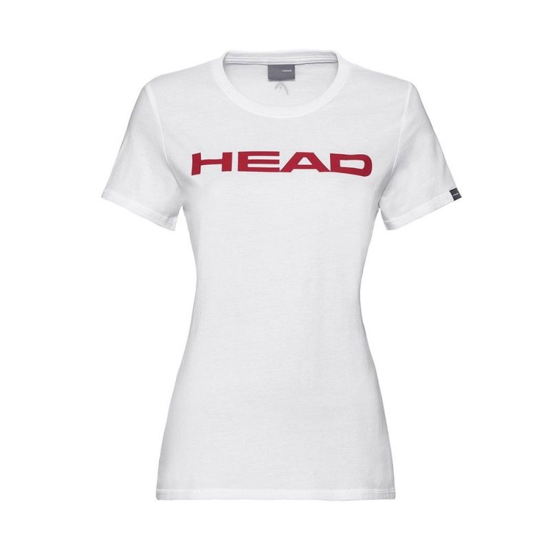 Maglietta Head Club Lucy Bianco Rosso Donna | Ofertas de padel