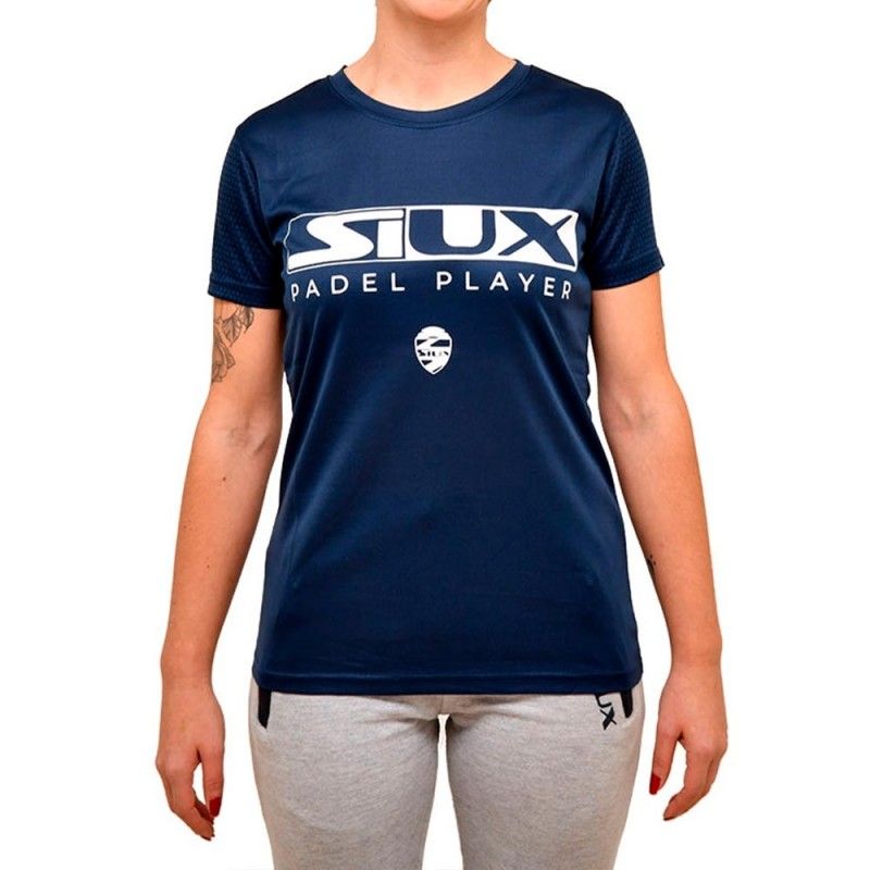 Maglietta Siux Eclipse blu navy Donna | Ofertas de padel