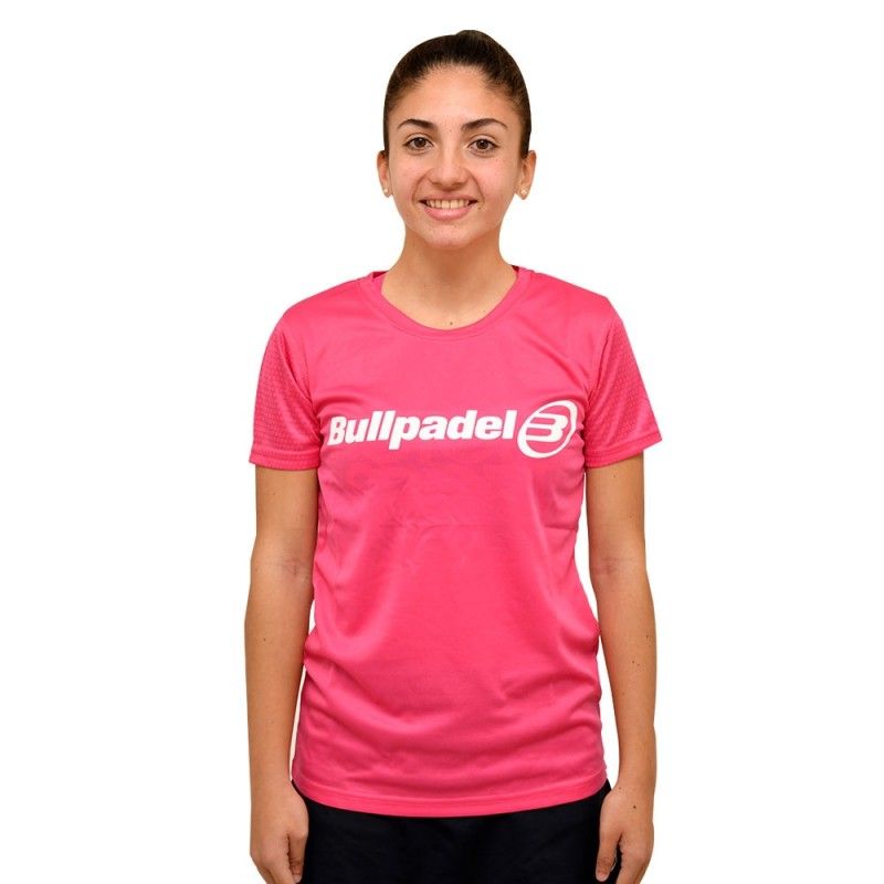 Maglietta Bullpadel Donna fucsia | Ofertas de padel