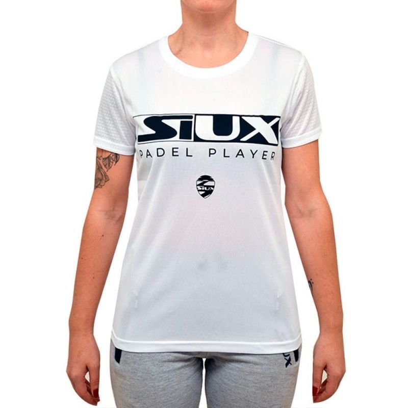 T-shirt Siux Eclipse Branco para mulher | Ofertas de padel