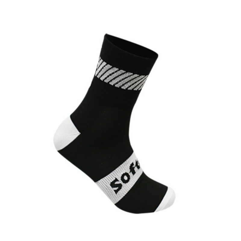 Softee Walk Socks Half Shaft Black |Padel offers