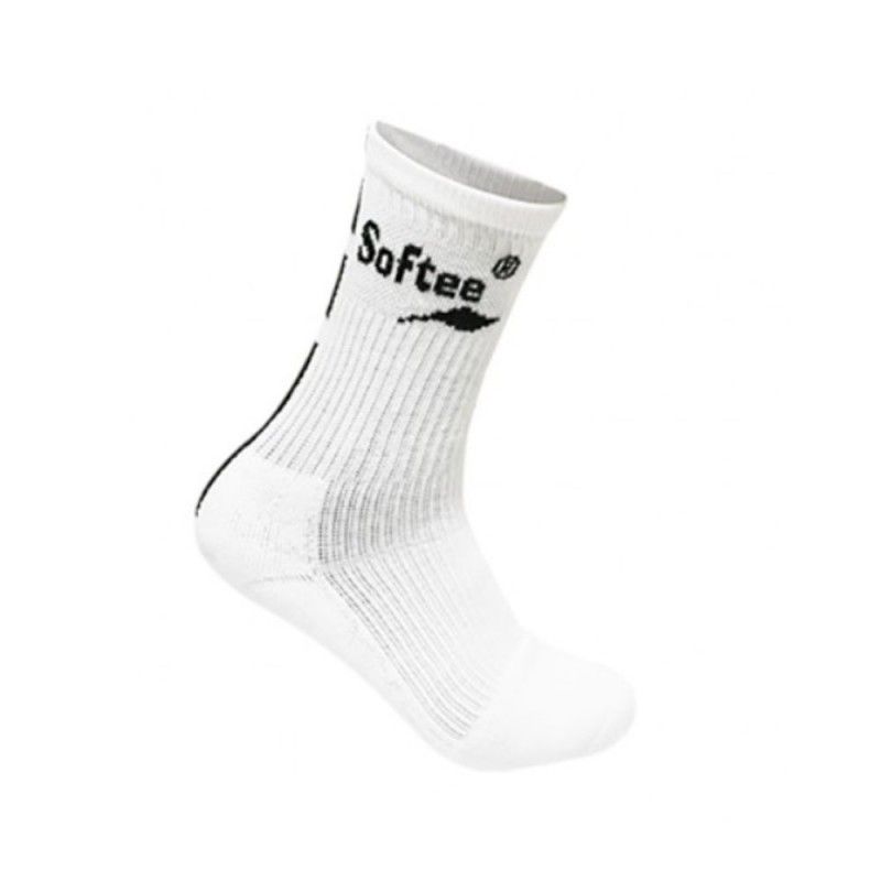 Softee Premium Mid Premium Socks Branco Preto | Ofertas de padel