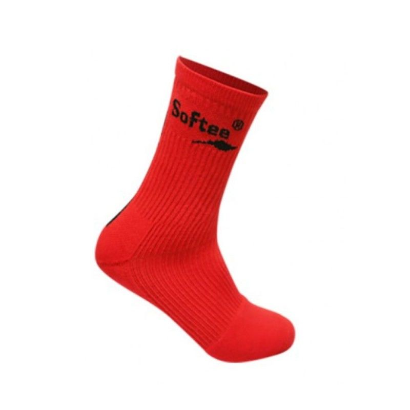 Softee Premium Half Shaft Socks Black Red Premium Socks | Ofertas de padel