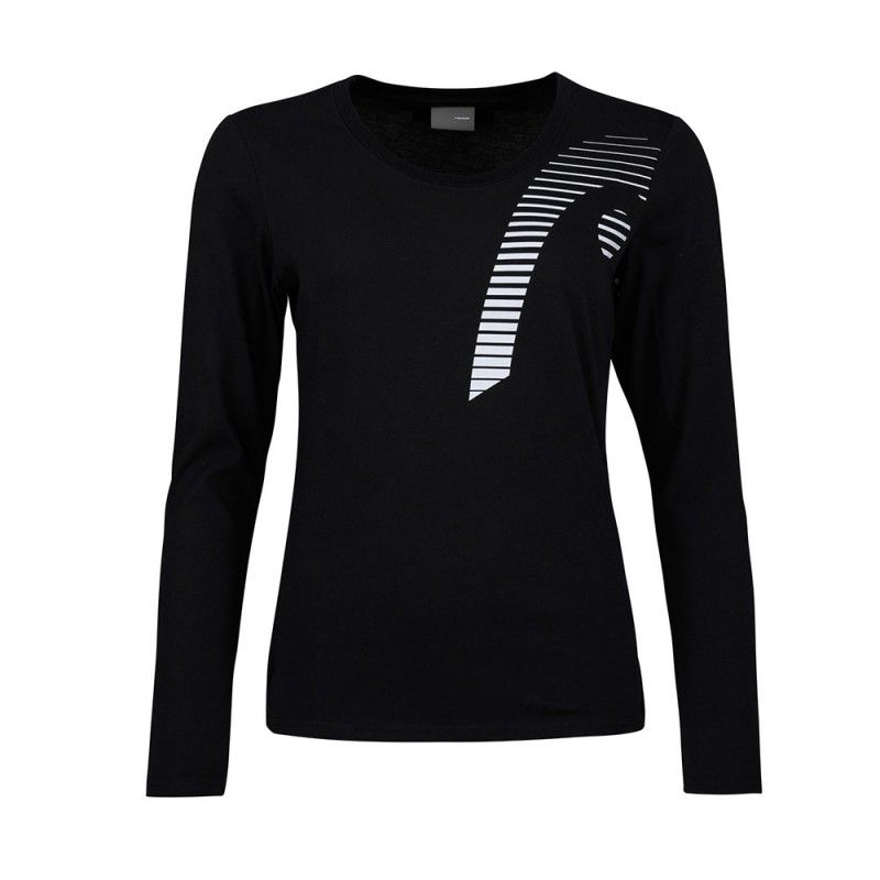 T-shirt Head Club 21 Linda Ls Preto Feminino | Ofertas de padel