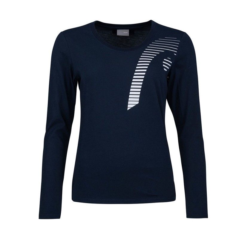 T-shirt Head Club 21 Linda Ls Navy Feminino | Ofertas de padel