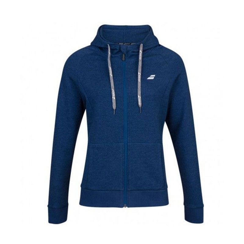 Felpa Babolat Felpa Exercise Hood Donna Blu Navy | Ofertas de padel