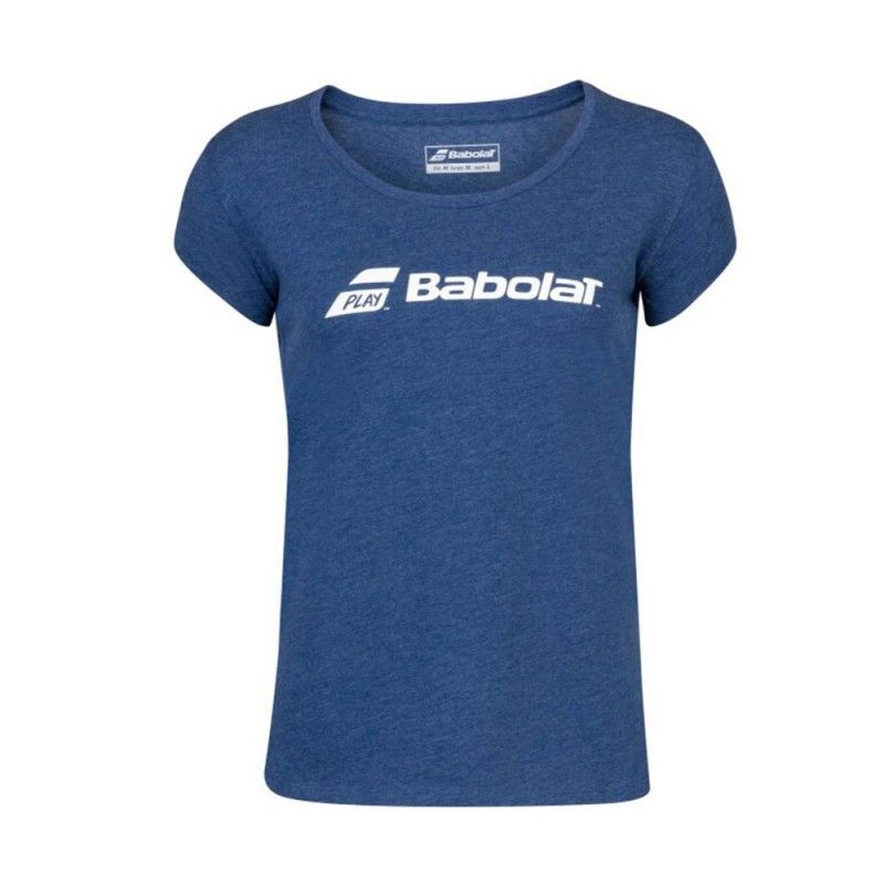 T-shirt Babolat Exercício Azul-marinho para mulher | Ofertas de padel