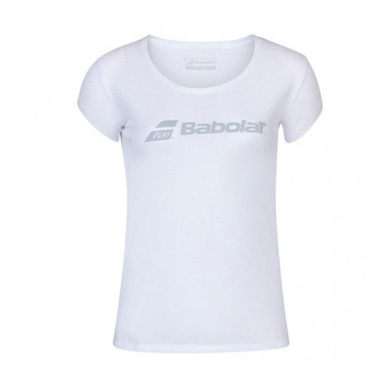 T-shirt Babolat Exercício Branco para mulher | Ofertas de padel