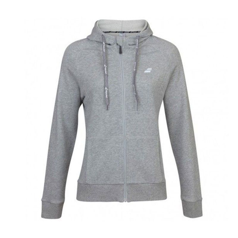 Sweatshirt Babolat Moletom com capuz para exercícios Cinza Mulher | Ofertas de padel