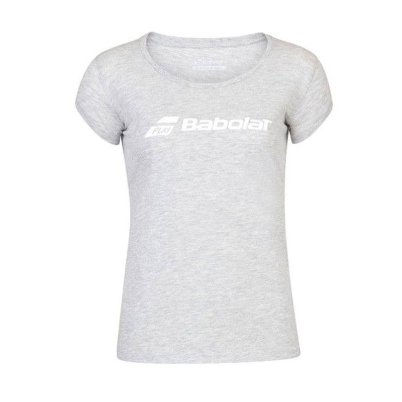 T-shirt Babolat Exercício Cinzento Mulher | Ofertas de padel