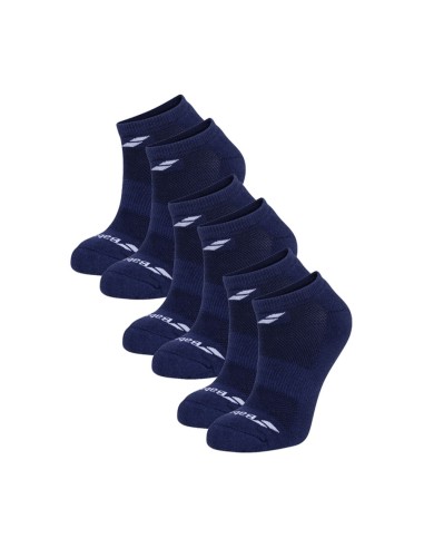 Babolat Calzini Invisible 3 Pack Junior Blu Navy | Ofertas de padel