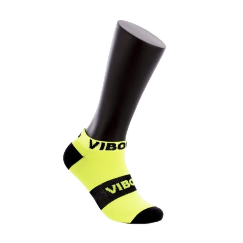 Calcetines Vibor-A Kait Invisible Amarillo Negro | Ofertas de pádel