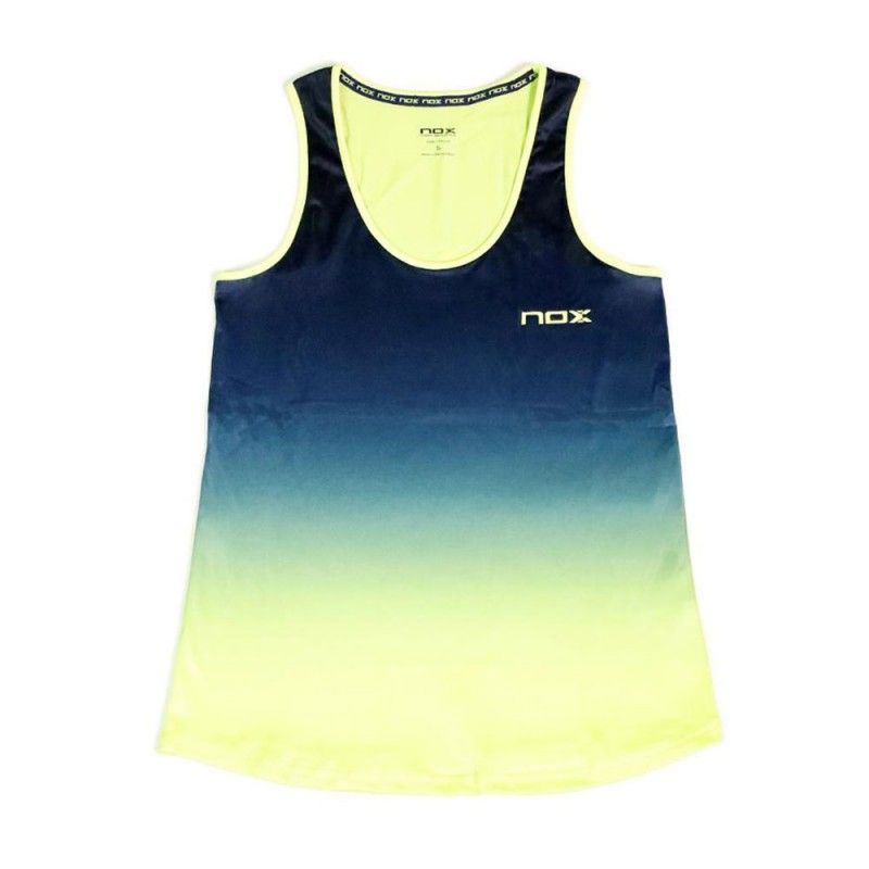 Canotta Nox Pro Donna Blu Lime | Ofertas de padel