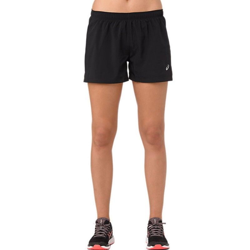 Pantaloncini Asics Silver 4in Nero Donna | Ofertas de padel