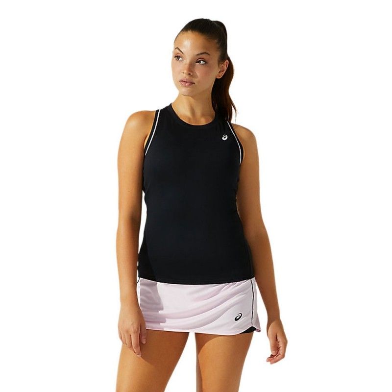 T-shirt Asics Padel Mulher Negra | Ofertas de padel