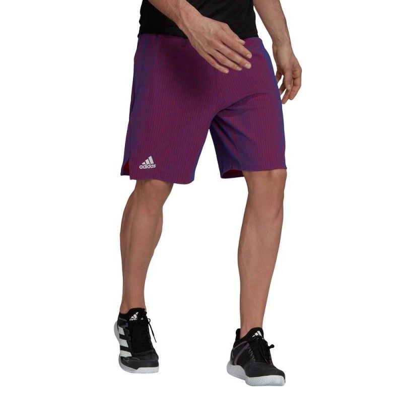 Pantaloncini da tennis Adidas Tennis Primeblue Next Level Viola | Ofertas de padel