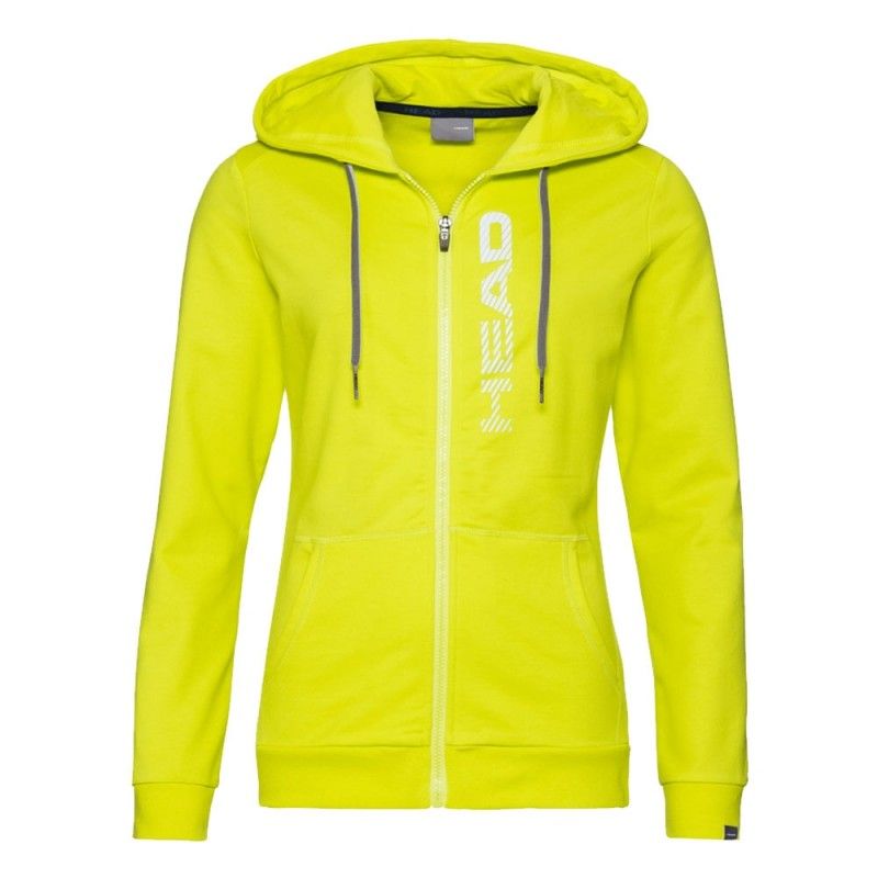 Felpa Head Club Greta Fz Yellow Donna | Ofertas de padel