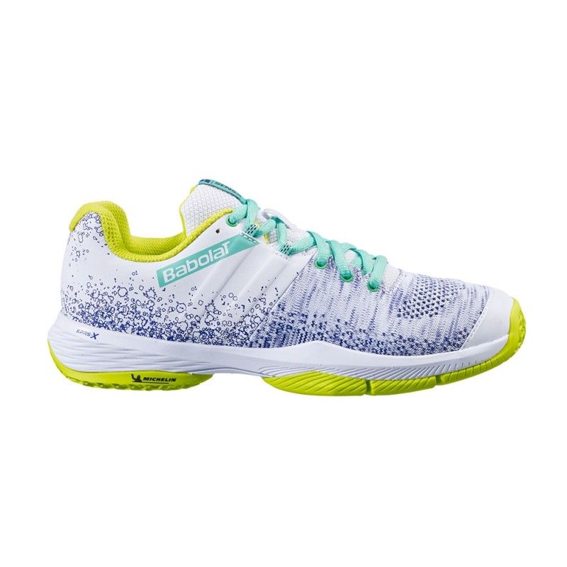 Babolat Sensa Omni Clay White Blue Women's 31s22757 1066 | Ofertas de padel