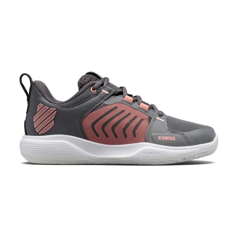 Kswiss Ultrashot Team All Court Cinza Preto Feminino | Ofertas de padel