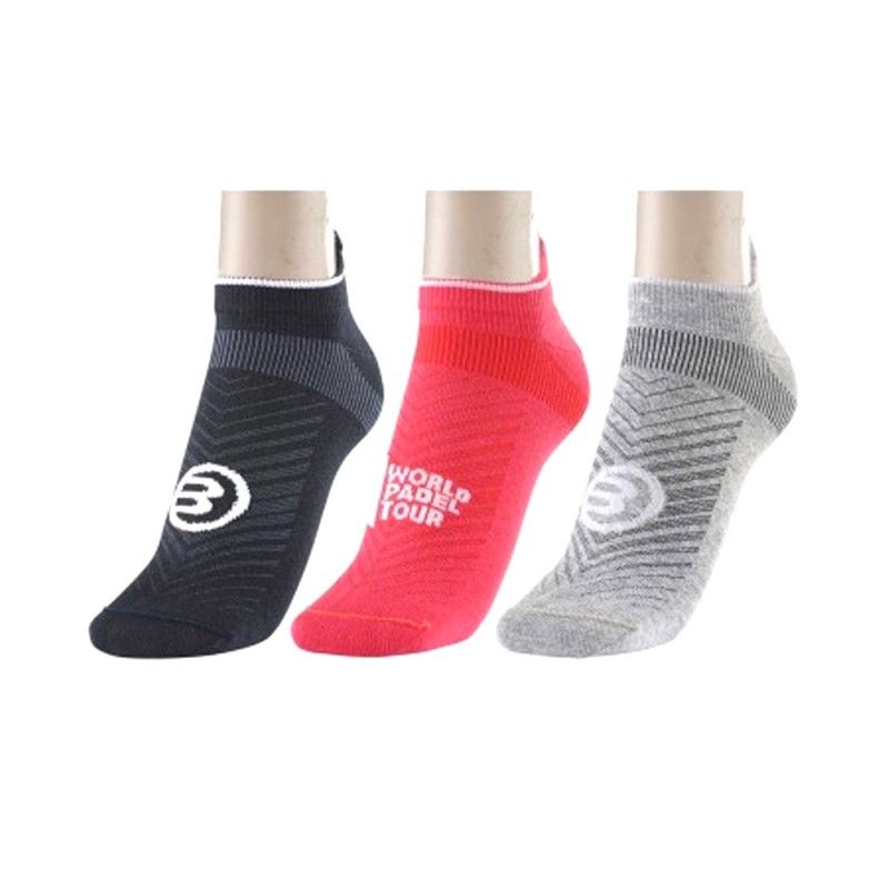 3 Pair Socks Bullpadel World Padel Tour Bpwpt2209 Multicolor |Padel offers