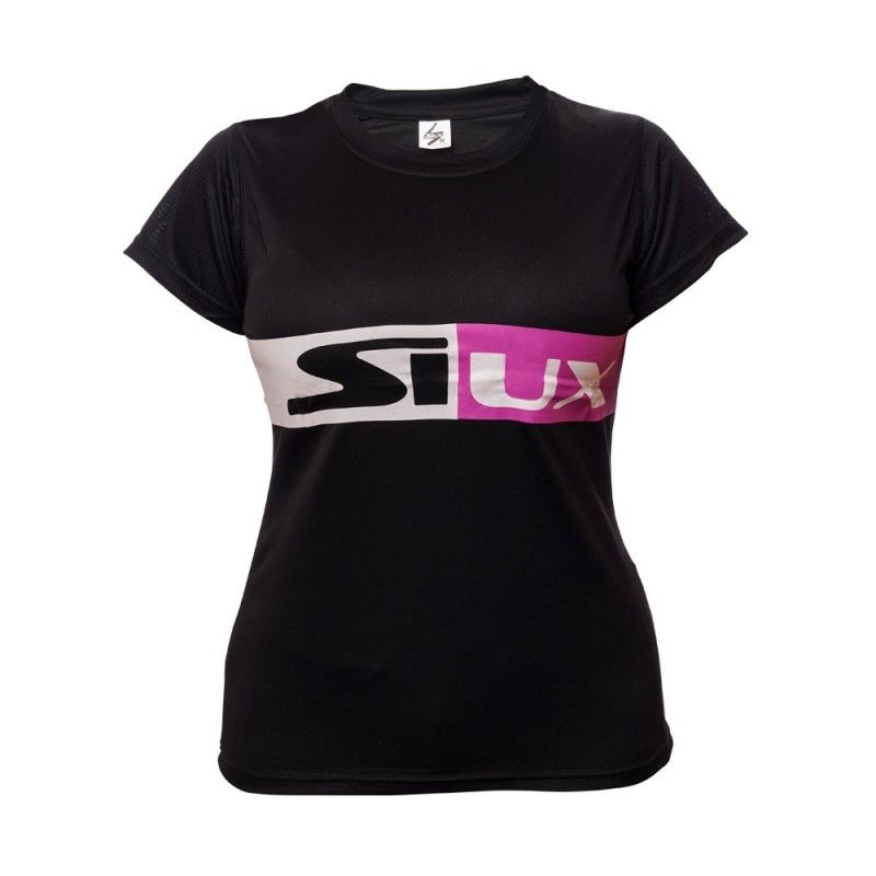 T-shirt Siux Revolution Preto Mulher | Ofertas de padel