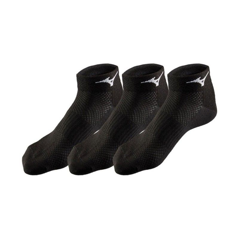 Pack 3 Pairs Of Socks Mizuno Run Black |Padel offers