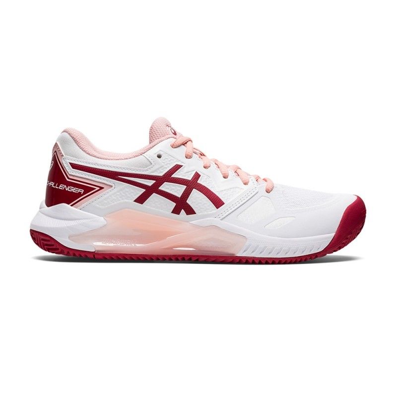 Asics Gel-Challenger 13 Clay White Pink Women's |Padel offers