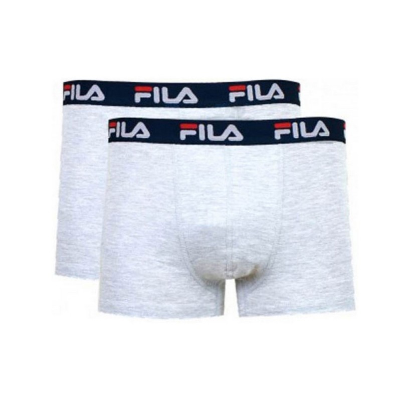 Confezione 2 Boxer Fila Nero Bianco | Ofertas de padel