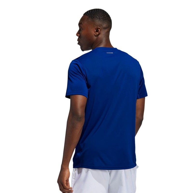 T-shirt Adidas Club Tennis 3-Stripes Collegiate Royal | Ofertas de padel