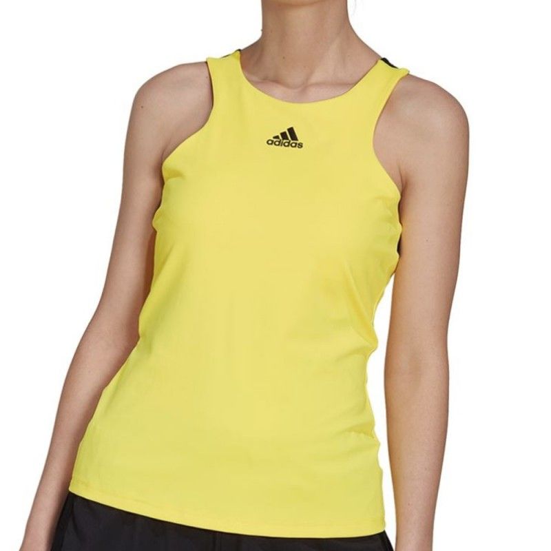 Tank Top Adidas Beam Yellow Women's |Padel offers