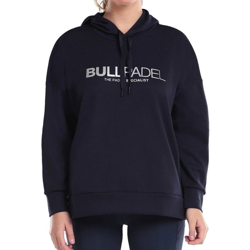 Felpa Bullpadel Ubate Donna Blu Navy | Ofertas de padel