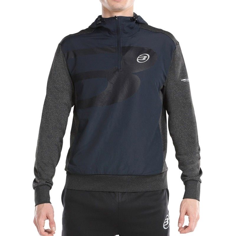 Sweatshirt Bullpadel Jubão Preto Verde | Ofertas de padel