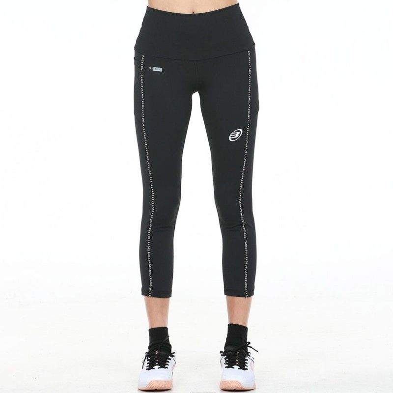 Legging Bullpadel Emana Preto Mulher | Ofertas de padel