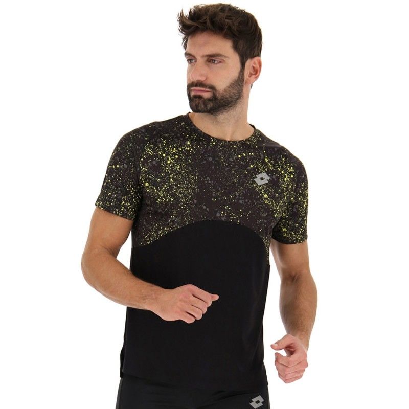 Maglietta Lotto Run Fit Ii Block Nero | Ofertas de padel