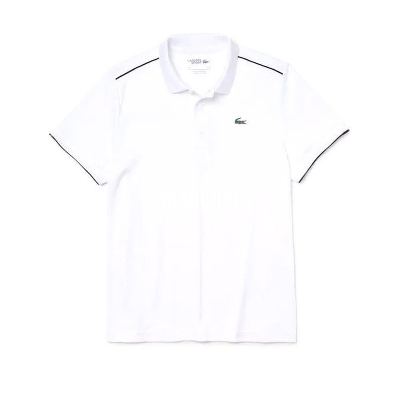 Polo Lacoste Sport Bianco Nero | Ofertas de padel