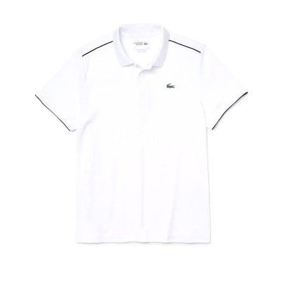 Polo lacoste outlet blanc