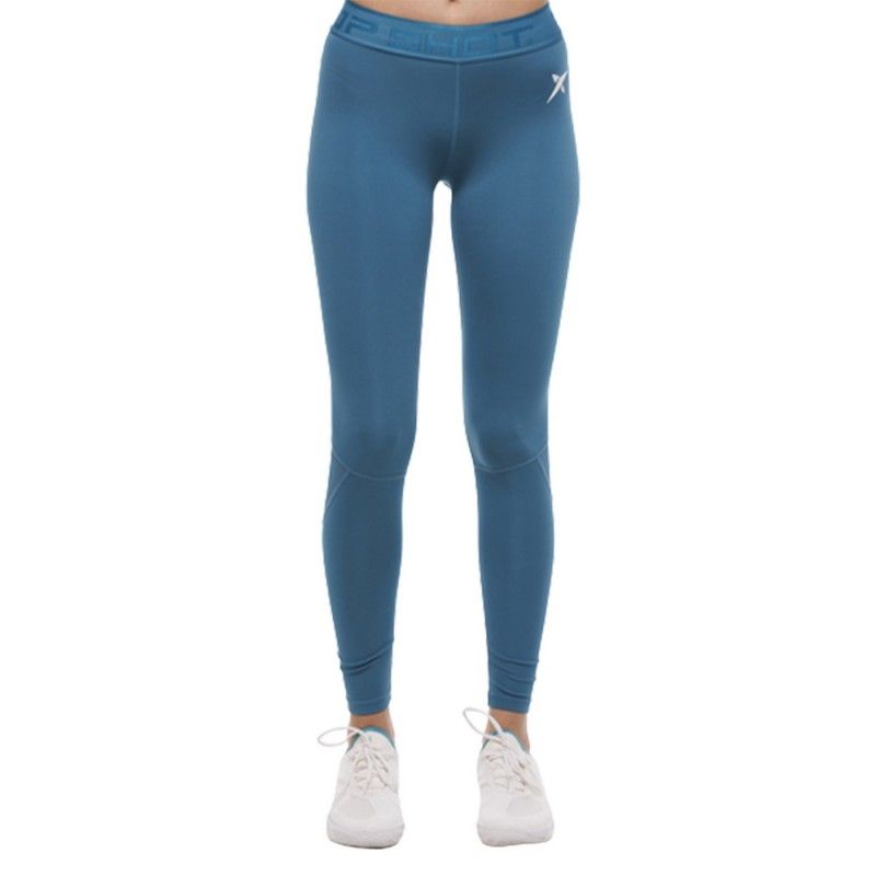 Legging Drop Shot Isora Azul Mulher | Ofertas de padel