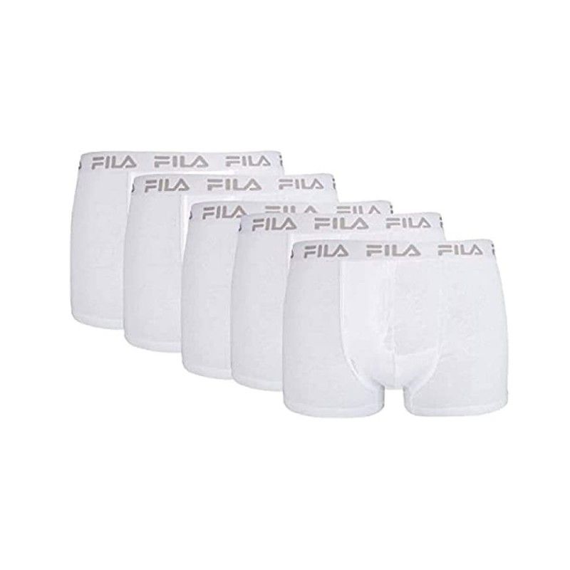 Pack 5 Boxer Fila Cinzento | Ofertas de padel