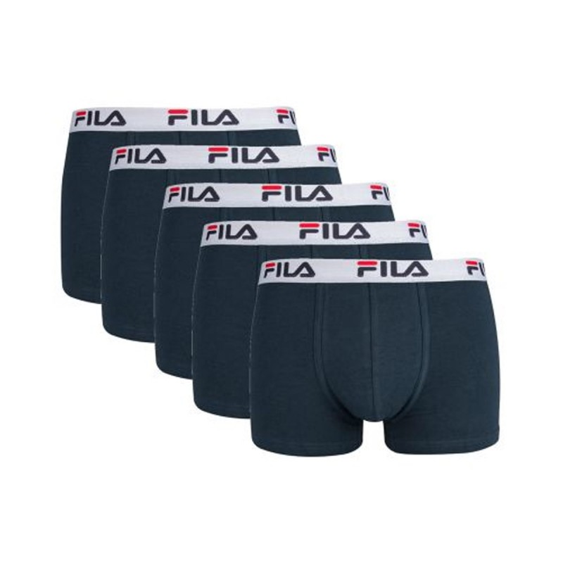 Pack Of 5 Boxers Fila Navy |Padel offers