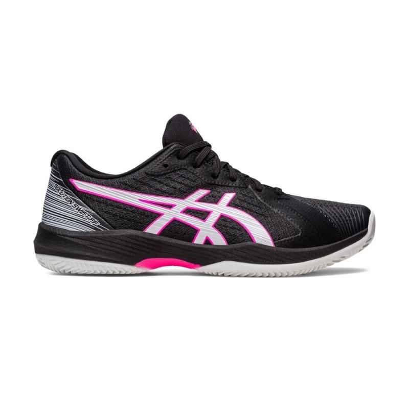 Asics Solução Swift Ff Clay Black Pink 1041a299 002 | Ofertas de padel