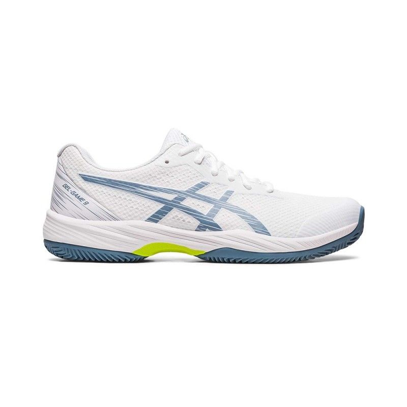 Asics Gel-Game 9 Clay White Lime 1041a358 101 | Ofertas de padel