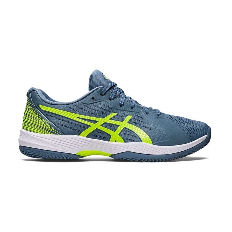 Asics Solução Swift Ff Clay Blue Lime 1041a299 401 | Ofertas de padel