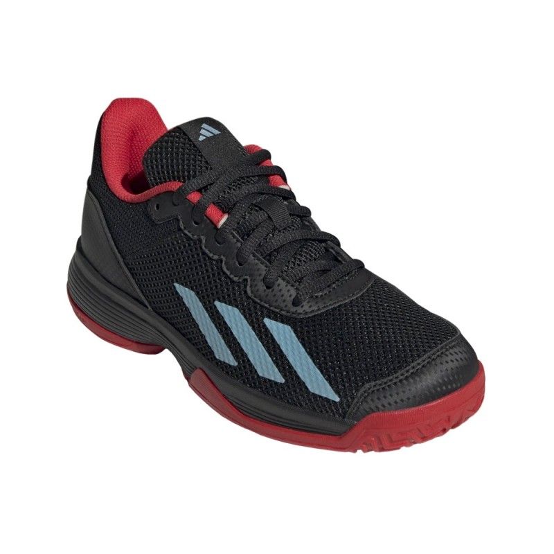 Adidas Courtflash K Black Red Junior Hp9717 | Ofertas de padel