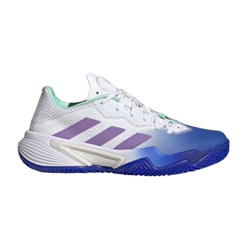 Adidas Barricade Argilla Bianco Blu Donna | Ofertas de padel