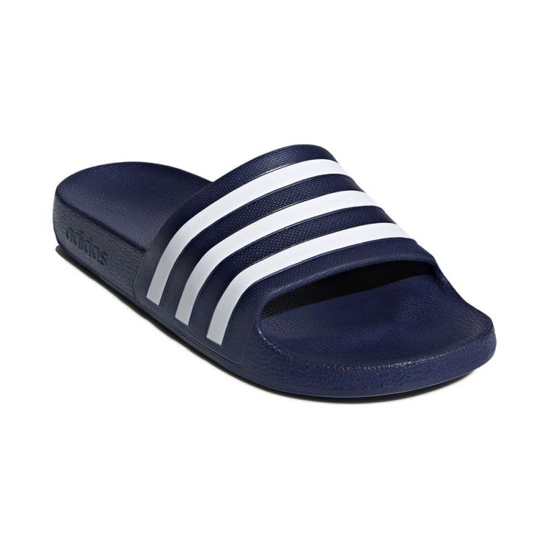 Chinelos de dedo Adidas Adilette Aqua Navy Blue White Unisex | Ofertas de padel