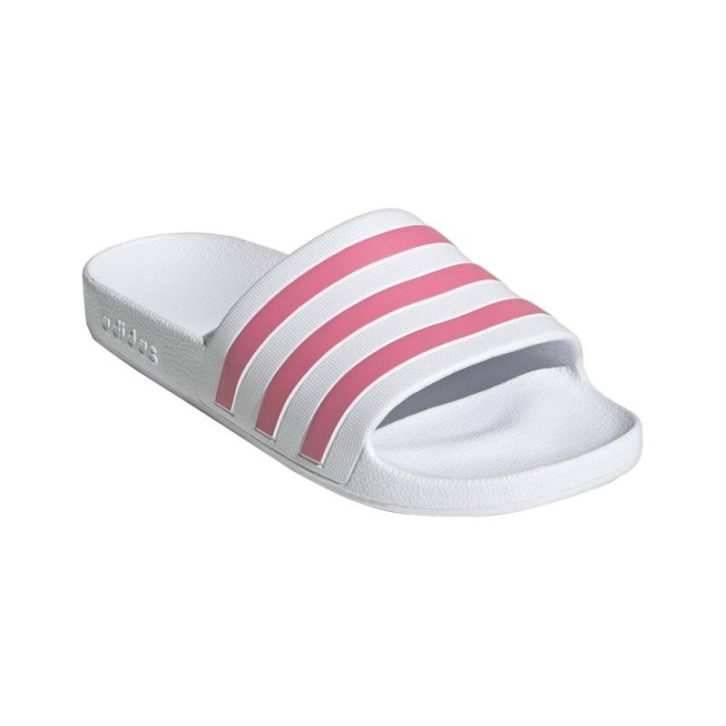 Chinelos de dedo Adidas Adilette Aqua White Pink Women's Gz5237 | Ofertas de padel