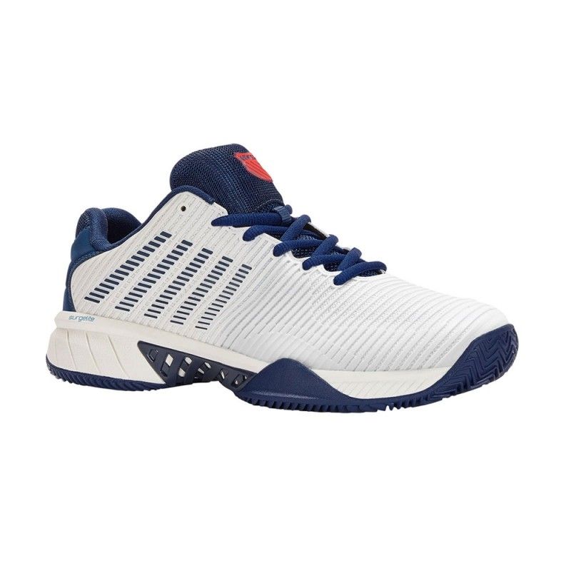 Kswiss Hypercourt Express 2 Hb Bianco Blu Navy Junior | Ofertas de padel